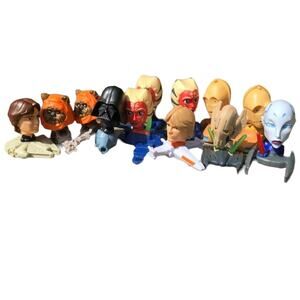 McDonalds Star Wars Clone Wars Bobblehead Toys 2008 Large Lot Collectibles READ